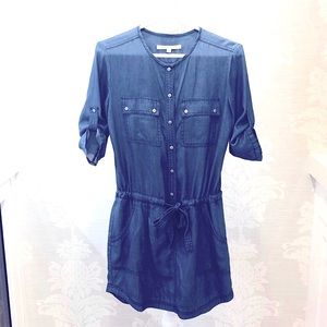 Trina Turk denim short dress lycocell/cotton lightweight Sz 0 *doesn't run small